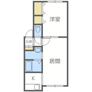 エスポワール B【1階】の間取り