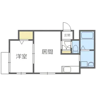 リデーレ西18丁目【3階】の間取り