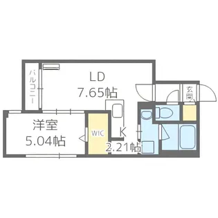 グランラヴィーヌ本郷通【2階】の間取り