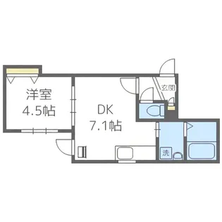 アムール大通東【403号室】の間取り