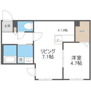 ナツゲン栄通20【3階】の間取り