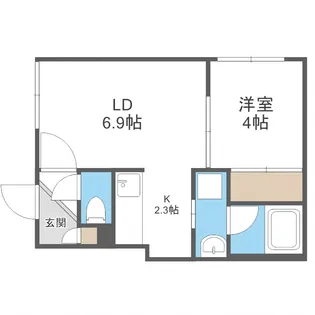 Leaf(リーフ)【3階】の間取り