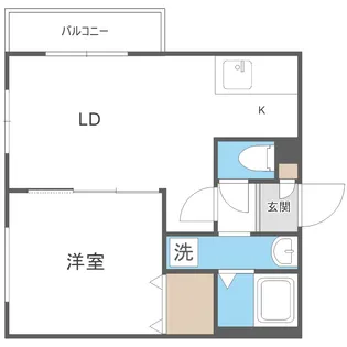 NFPガーデン月寒西【3階】の間取り