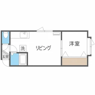 アークコート豊平II【303号室】の間取り