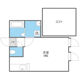 ファーミントンビレッジ【201号室】の間取り