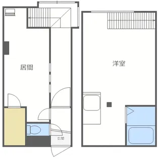 エルディハイツ【106号室】の間取り
