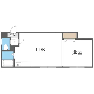 コンフォール札幌【103号室】の間取り