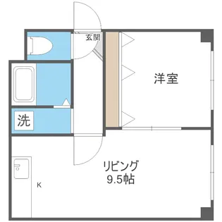 ベルファーレ【201号室】の間取り