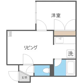 シャネル中の島伍番館【103号室】の間取り