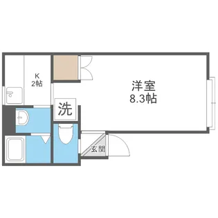 メゾンコリーヌ【103号室】の間取り