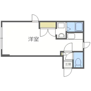 オークハイツ南郷【106号室】の間取り