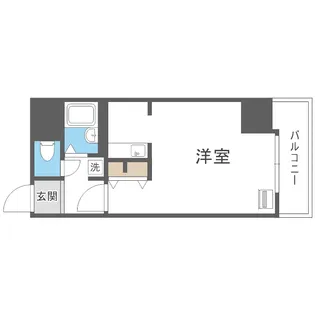 1Rの間取り画像