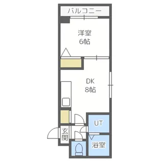 OKビル【501号室】の間取り