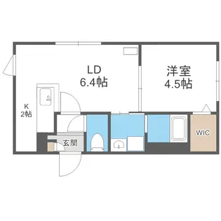 ラグジースペースS13【3階】の間取り