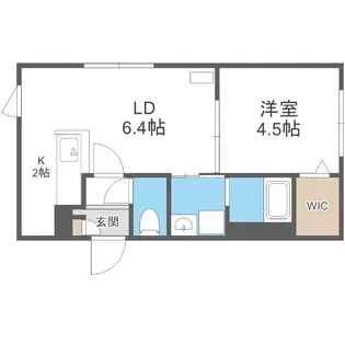 ラグジースペースS13【4階】の間取り