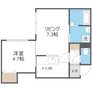 Enchant S-Village16N(エンチャントエスヴィレッジ16N)【402号室】の間取り