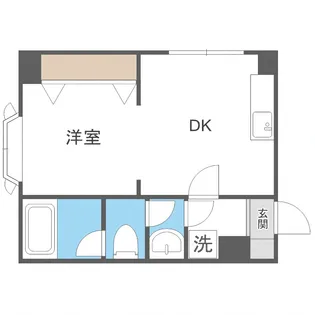 パレス東札幌【503号室】の間取り