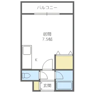 ヒルサイドシティ【206号室】の間取り