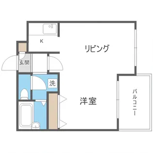 ハウスオブリザ平岸六番館【202号室】の間取り