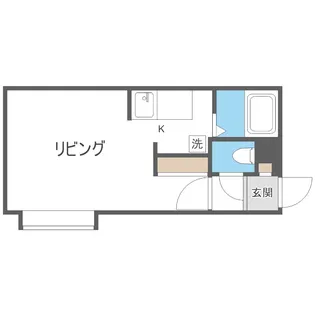 アルファアパル澄川【2階】の間取り