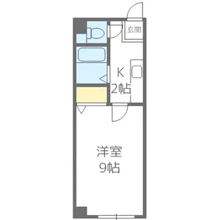 ベルファーレ白石【2階】の間取り