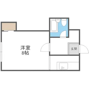 1Kの間取り画像