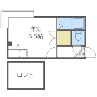 PLAZA IN 山鼻【0102号室】の間取り