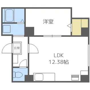 8・4サウンドビル【2階】の間取り