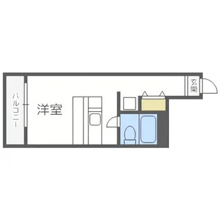 エクセレントハウス中島公園165【305号室】の間取り