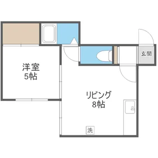 コーポメイ【102号室】の間取り