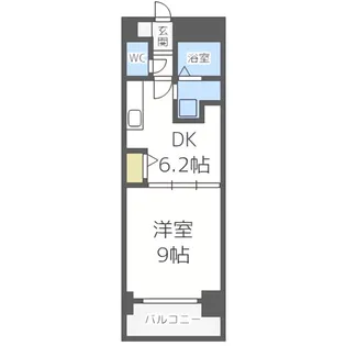 FLAT-A【4d号室】の間取り