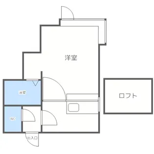 リバーサイド澄川【205号室】の間取り