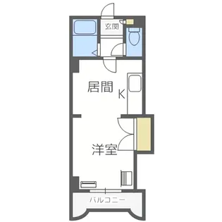 プレジール山鼻【603号室】の間取り