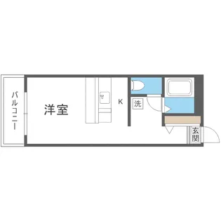 エクセレントハウス中島公園165【302号室】の間取り