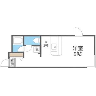 エクセレントハウス中島公園165【301号室】の間取り