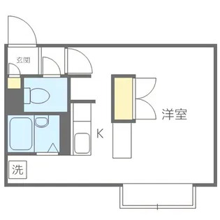 アルファアパル澄川【2階】の間取り