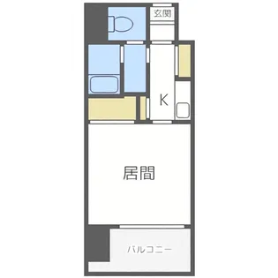 トーカン中の島キャステール【408号室】の間取り
