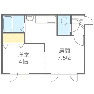 モニカヴェルテ【103号室】の間取り
