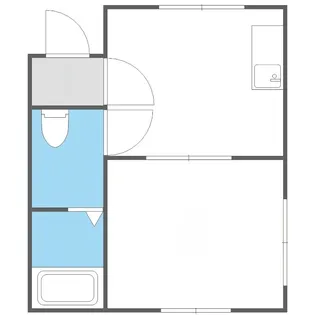 サンライズKK【206号室】の間取り