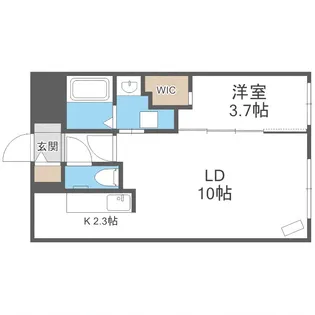 White spanker南郷7丁目(ホワイトスパンカー南郷7丁目)【3階】の間取り