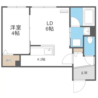 輝和(KIWA)【2階】の間取り