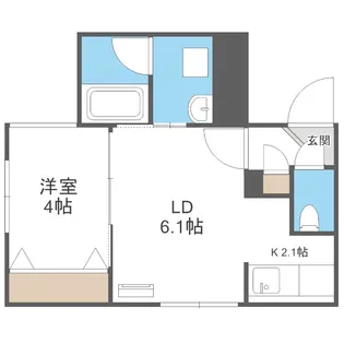 輝和(KIWA)【3階】の間取り