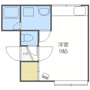 ホワイトコートカヤ13【202号室】の間取り