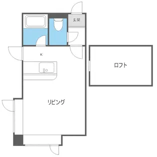 イーストサイドイン【201号室】の間取り