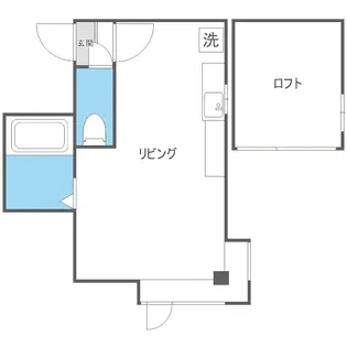 サンハイツ平岸【202号室】の間取り