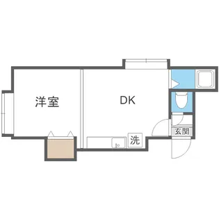 イー・エフ南郷壱番館【7号室】の間取り