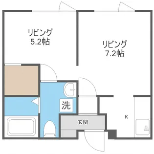 D-STUDIO(ディースタジオ)【3階】の間取り