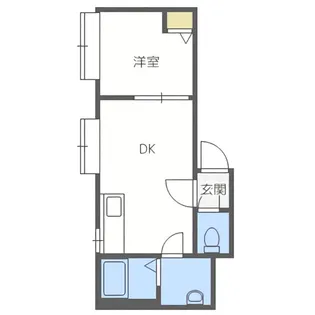フラットJ学園前III【3階】の間取り