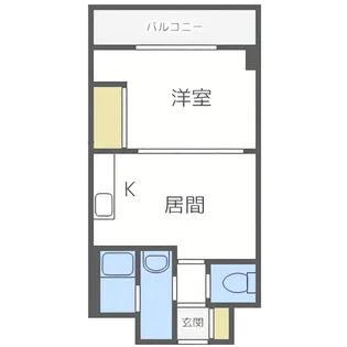 クリスタルコート【4階】の間取り