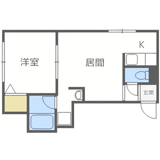 プロシード札幌【402号室】の間取り